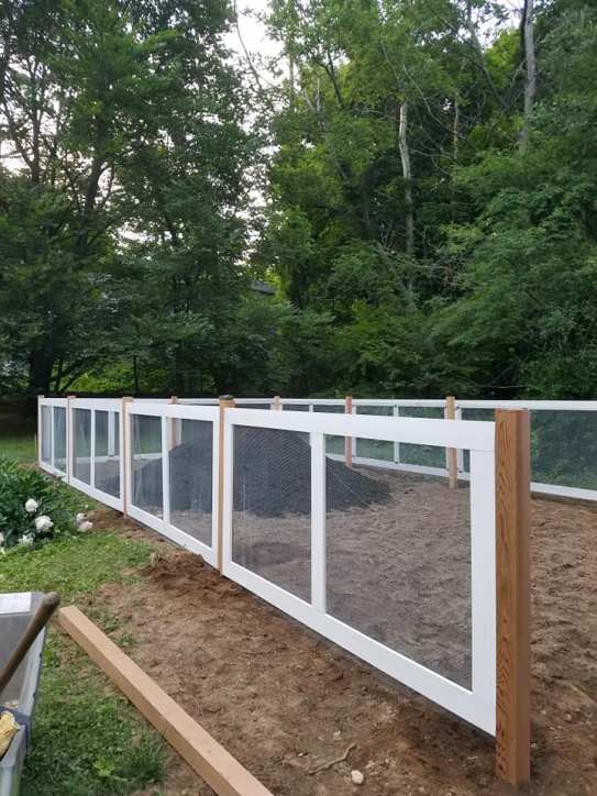 Darn that fence is level